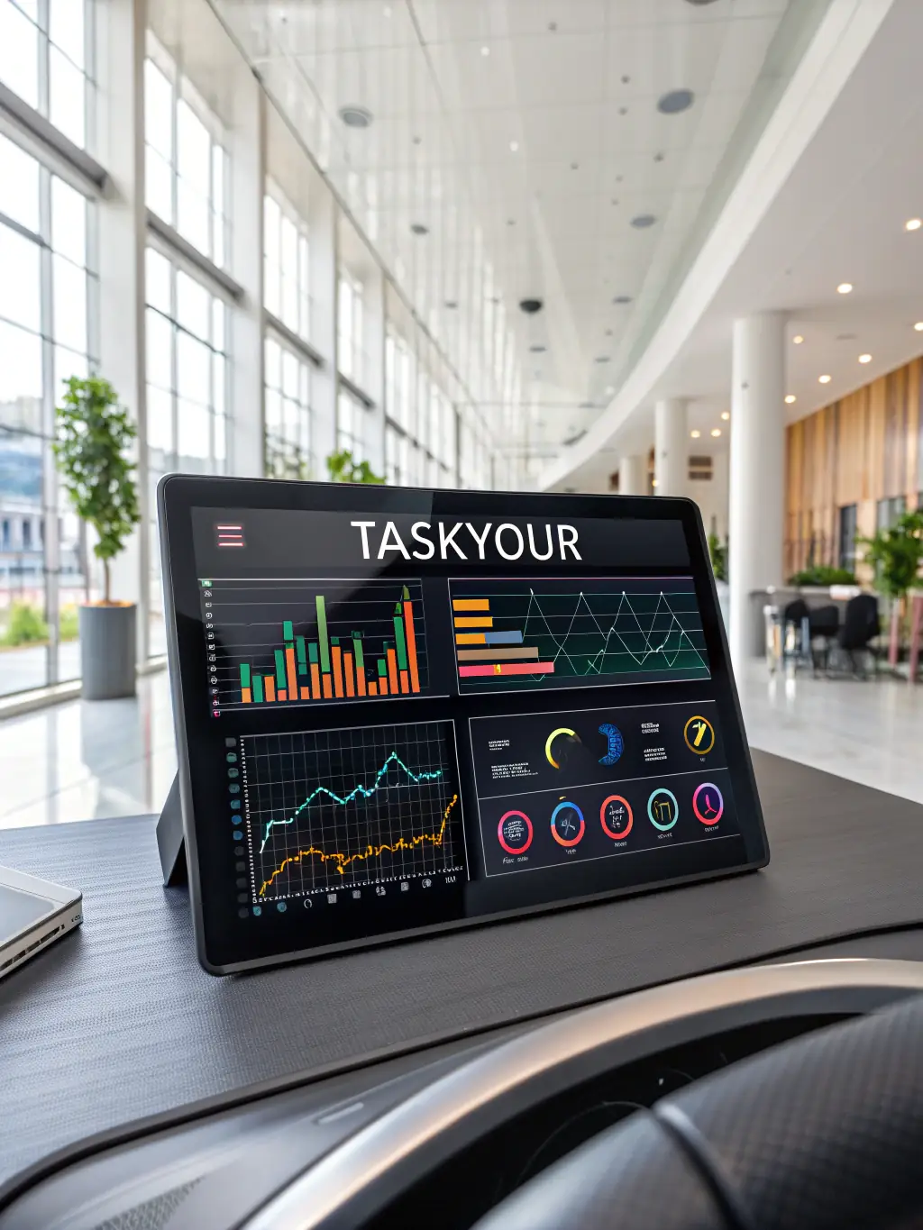 A visual representation of an AI agent managing a complex project timeline, automatically assigning tasks, setting deadlines, and sending reminders to team members.