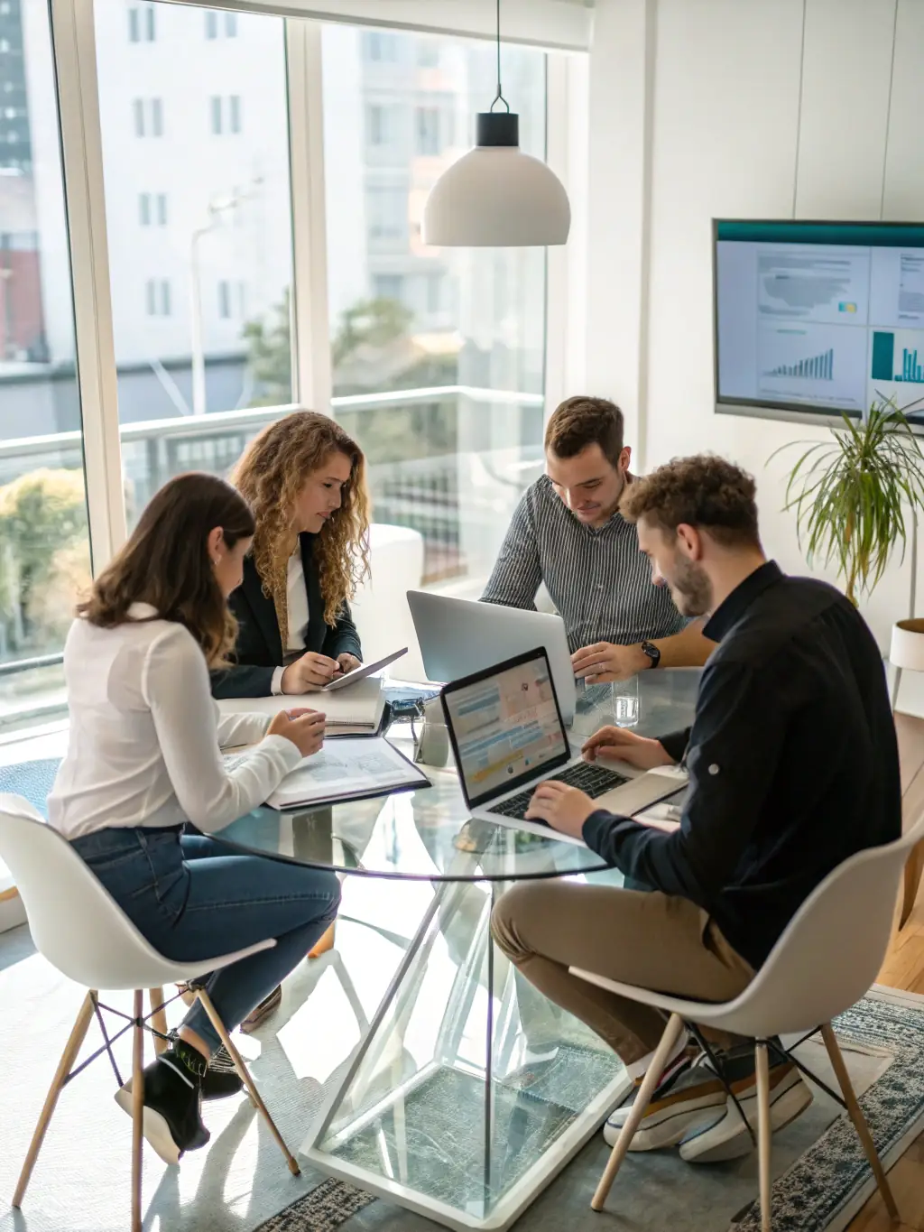 An image of Alp'ia's team using a marketing automation platform to create and manage email campaigns, with a focus on personalization and segmentation.
